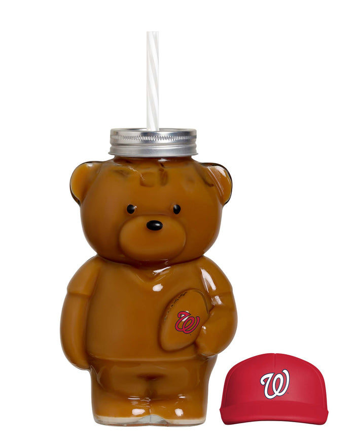 Washington Nationals Glass Bear Tumbler