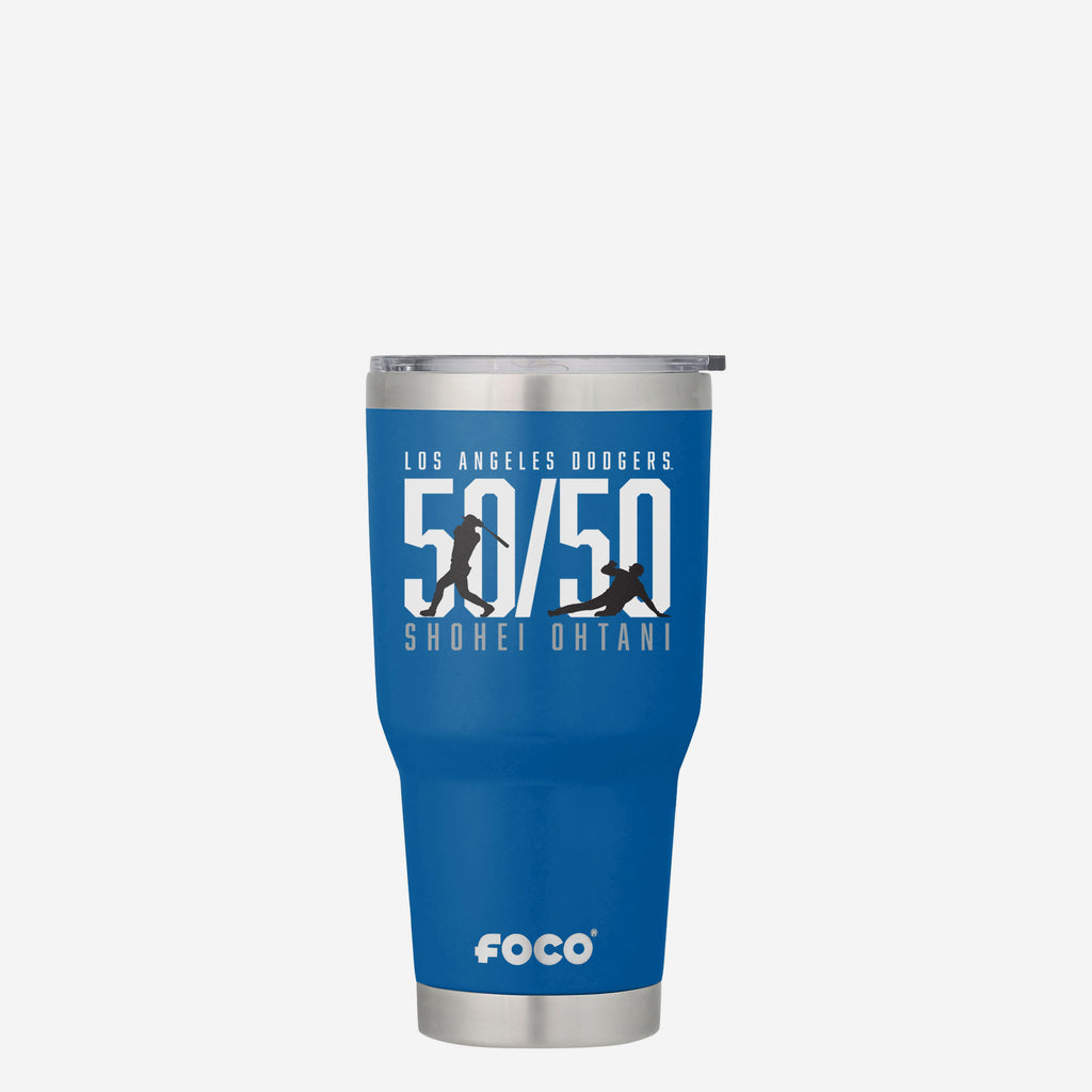 Shohei Ohtani Los Angeles Dodgers 50 Home Runs & 50 Stolen Bases Blue 30 oz Player Tumbler FOCO - FOCO.com