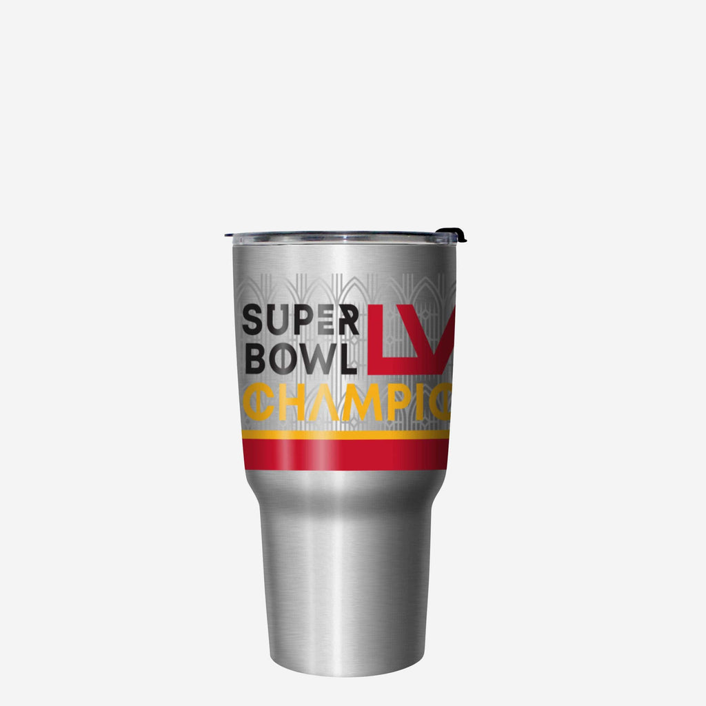 Kansas City Chiefs Super Bowl LVIII Champions Silver 27 oz Stainless Steel Tumbler FOCO - FOCO.com