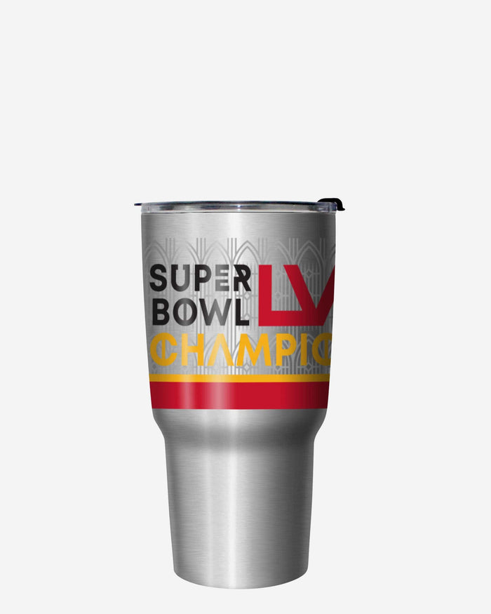Kansas City Chiefs Super Bowl LVIII Champions Silver 27 oz Stainless Steel Tumbler FOCO - FOCO.com