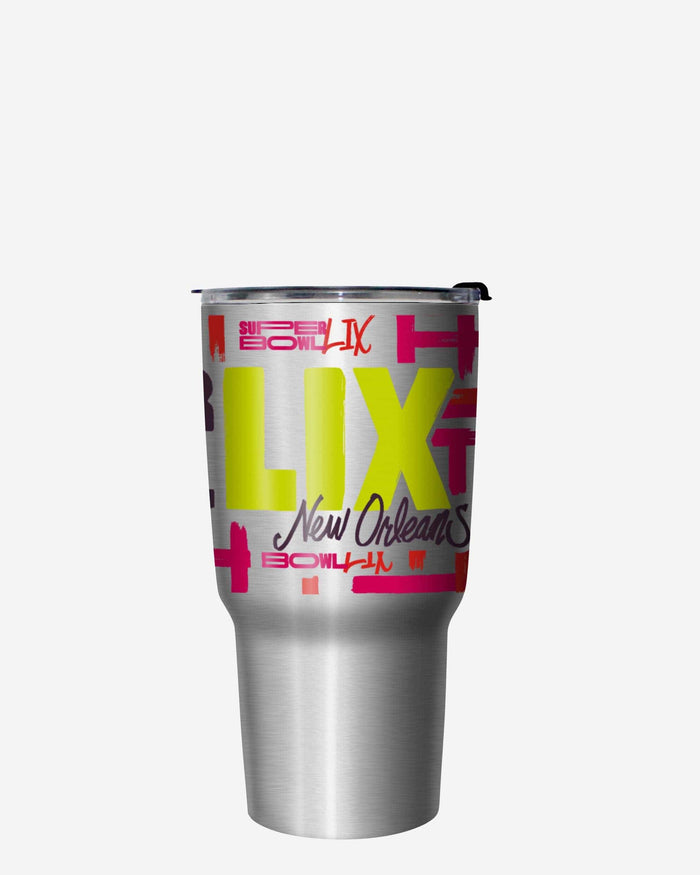 Super Bowl LIX Silver 27 oz Stainless Steel Tumbler FOCO - FOCO.com