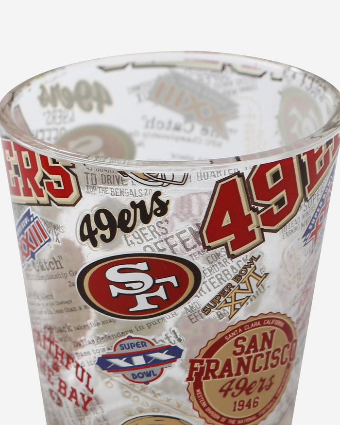 San Francisco 49ers 3 Pack Shot Glass FOCO - FOCO.com