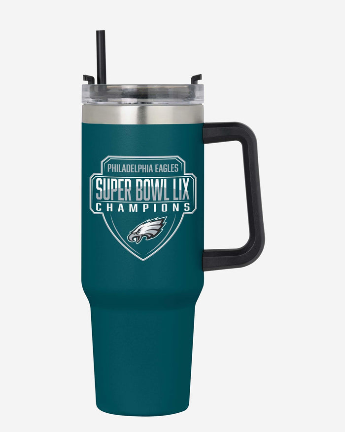 Philadelphia Eagles Super Bowl LIX Champions 40 oz Team Color XL Tumbler FOCO - FOCO.com