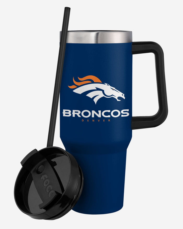 Denver Broncos Blue 40 oz XL Tumbler FOCO - FOCO.com