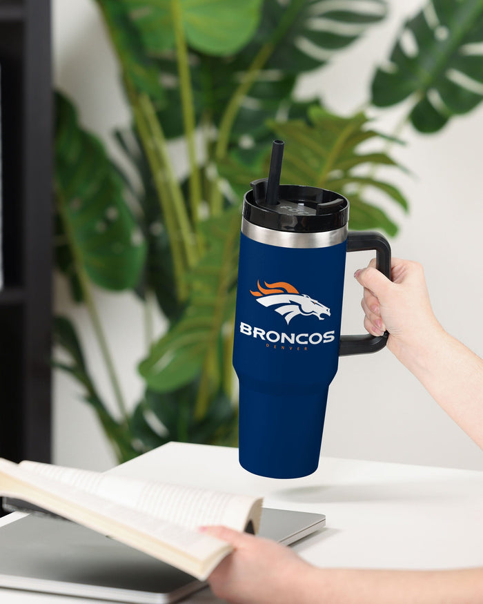 Denver Broncos Blue 40 oz XL Tumbler FOCO - FOCO.com