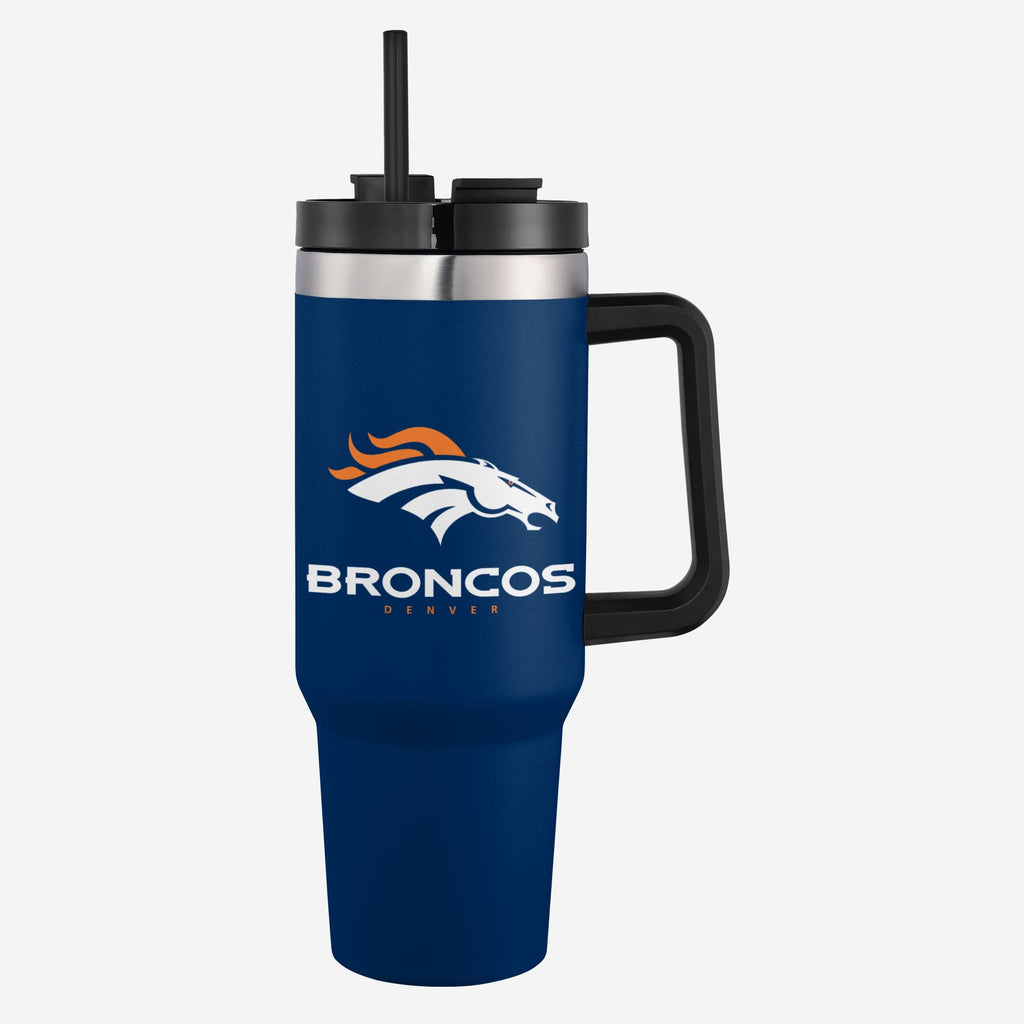 Denver Broncos Blue 40 oz XL Tumbler FOCO - FOCO.com