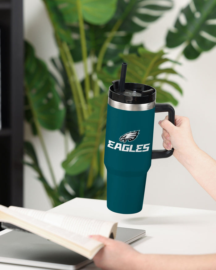 Philadelphia Eagles Green 40 oz XL Tumbler FOCO - FOCO.com