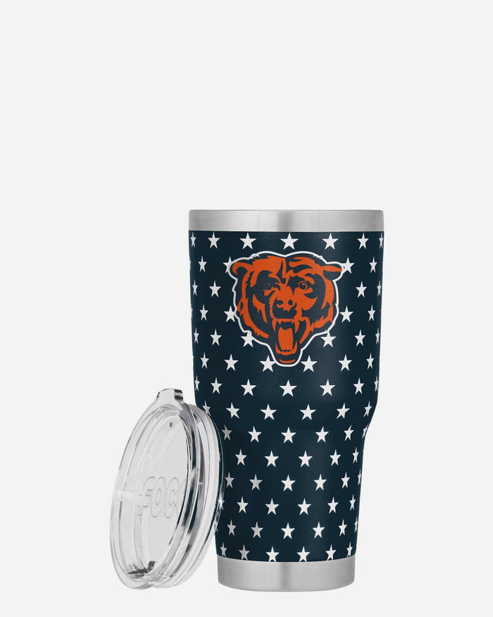 Chicago Bears Americana Team Logo 30 oz Tumbler FOCO - FOCO.com