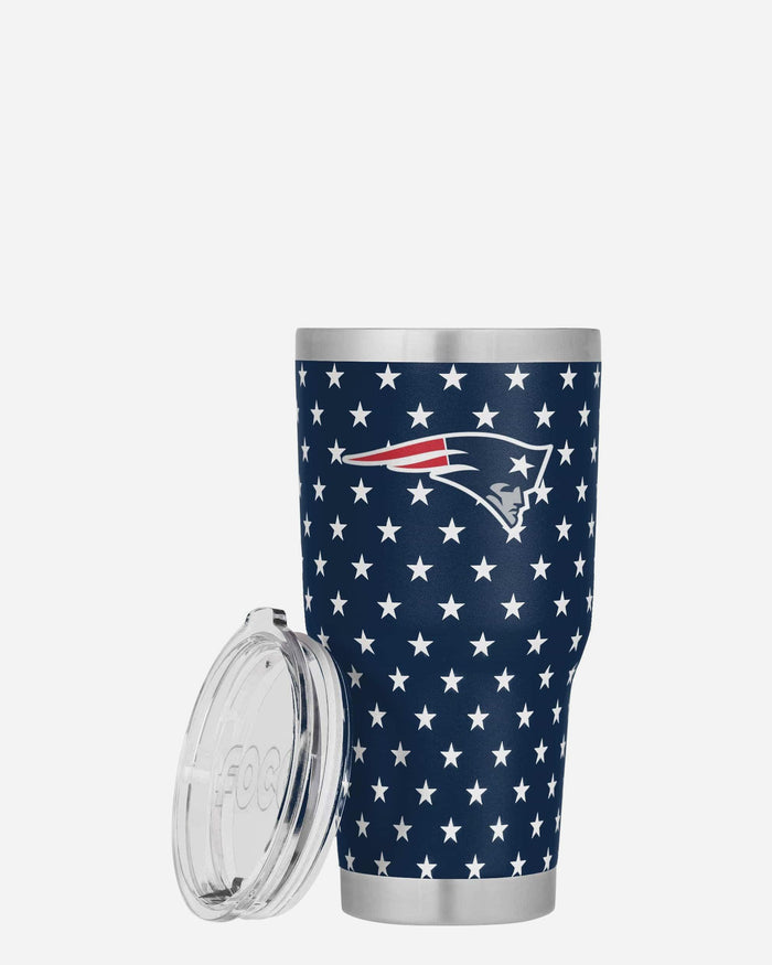 New England Patriots Americana Team Logo 30 oz Tumbler FOCO - FOCO.com