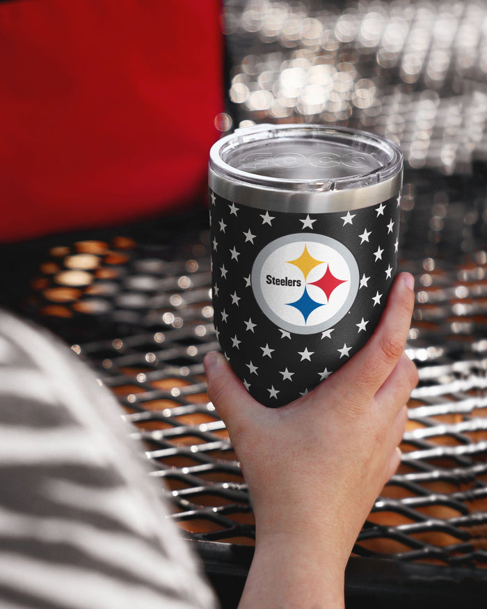 Pittsburgh Steelers Americana Team Logo 30 oz Tumbler FOCO - FOCO.com