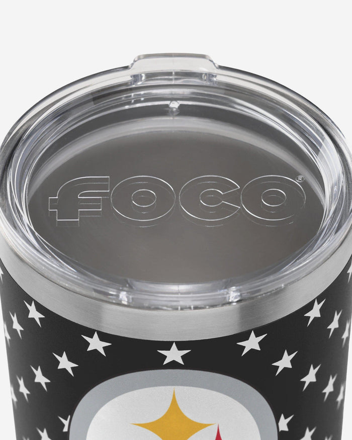 Pittsburgh Steelers Americana Team Logo 30 oz Tumbler FOCO - FOCO.com