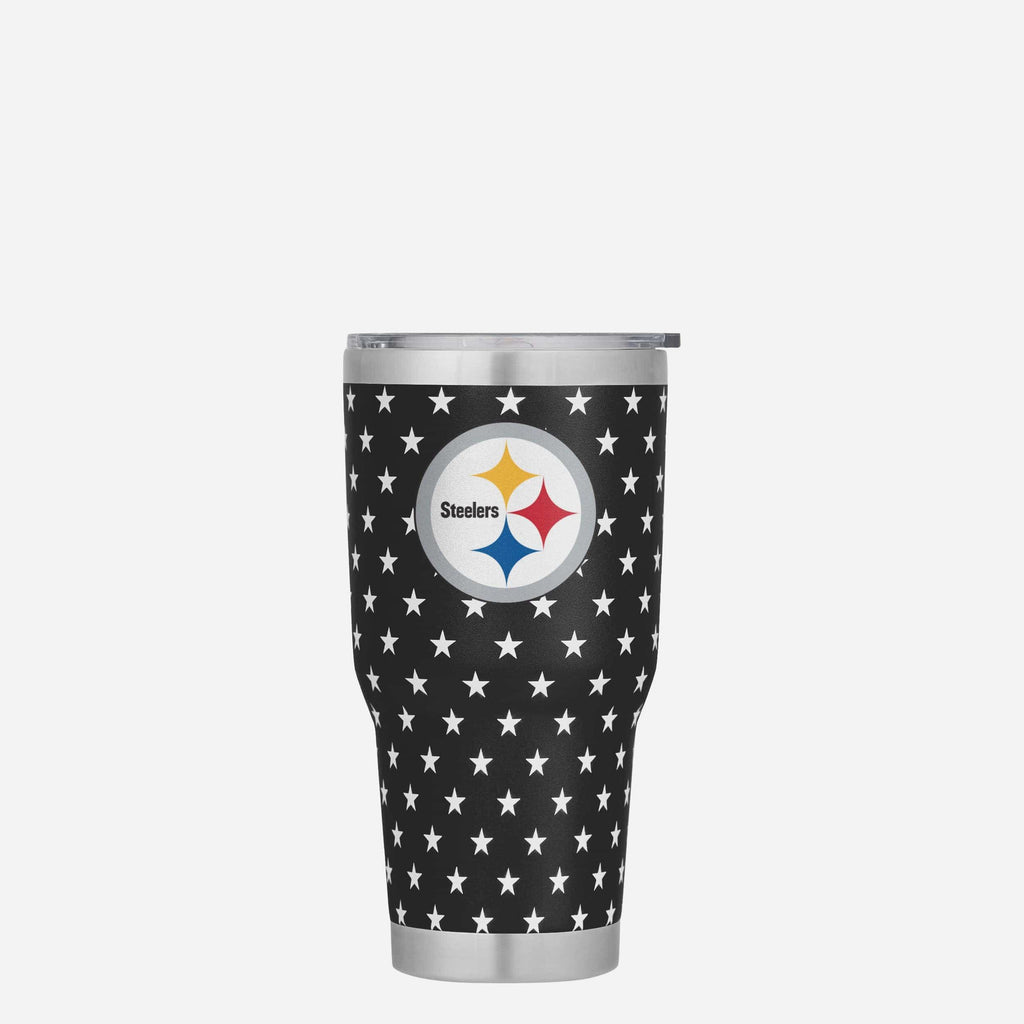 Pittsburgh Steelers Americana Team Logo 30 oz Tumbler FOCO - FOCO.com