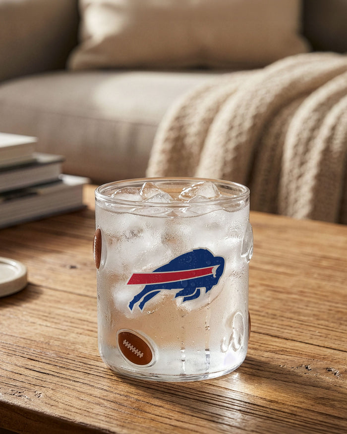 Buffalo Bills Team Logo 17 oz Glass Cup FOCO - FOCO.com