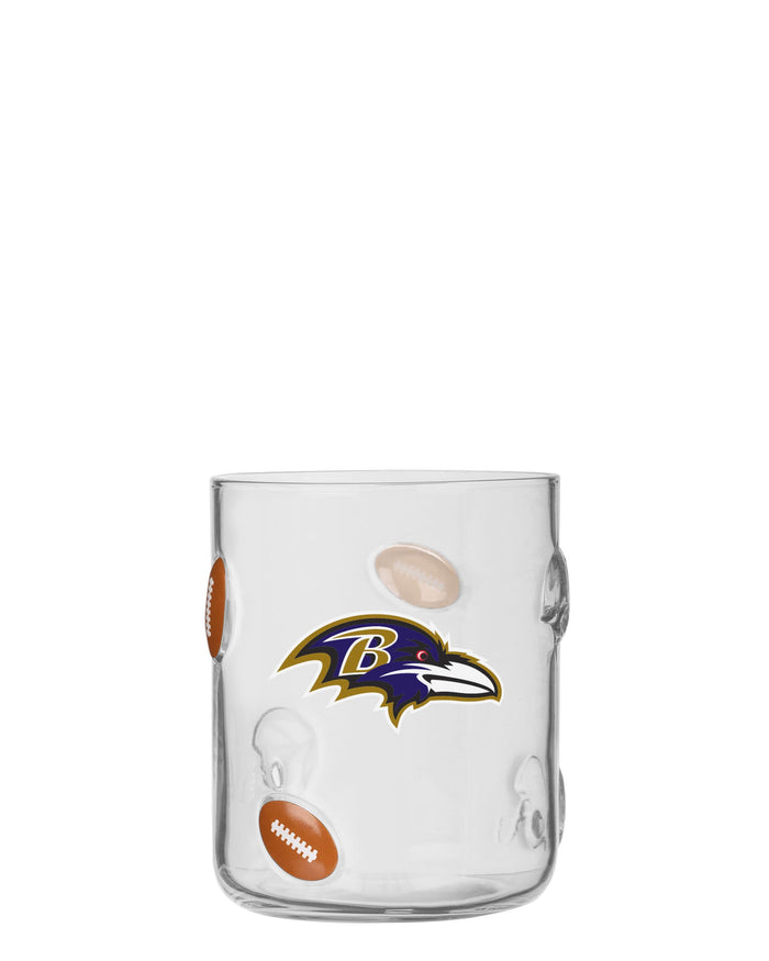 Baltimore Ravens Team Logo 17 oz Glass Cup