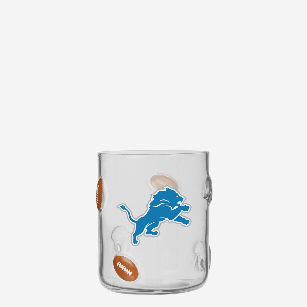 Detroit Lions Team Logo 17 oz Glass Cup FOCO - FOCO.com