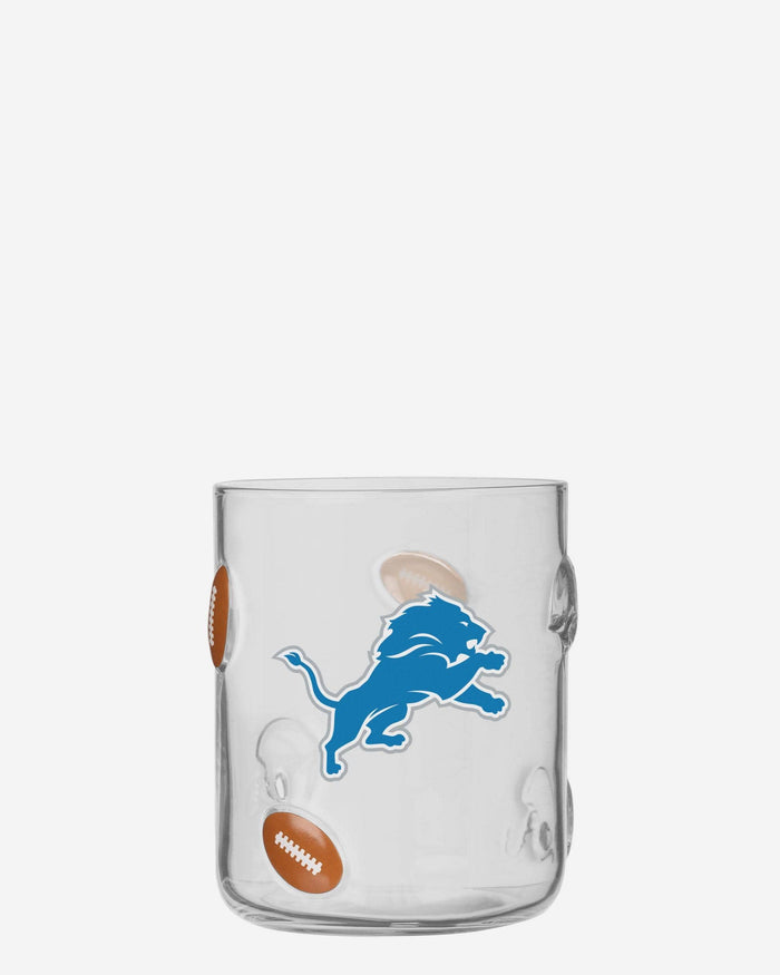Detroit Lions Team Logo 17 oz Glass Cup FOCO - FOCO.com