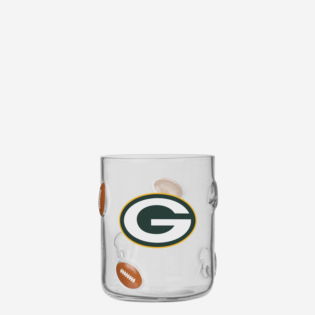 Green Bay Packers Team Logo 17 oz Glass Cup FOCO - FOCO.com