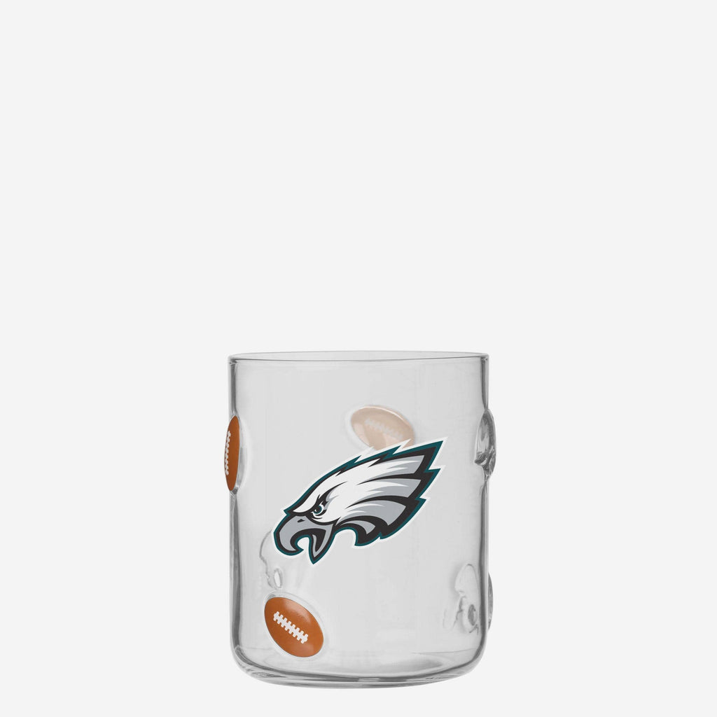 Philadelphia Eagles Team Logo 17 oz Glass Cup FOCO - FOCO.com