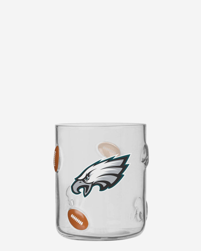 Philadelphia Eagles Team Logo 17 oz Glass Cup FOCO - FOCO.com
