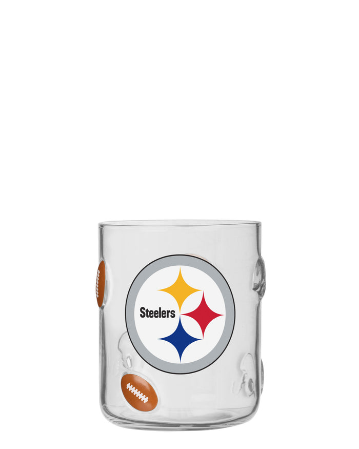 Pittsburgh Steelers Team Logo 17 oz Glass Cup