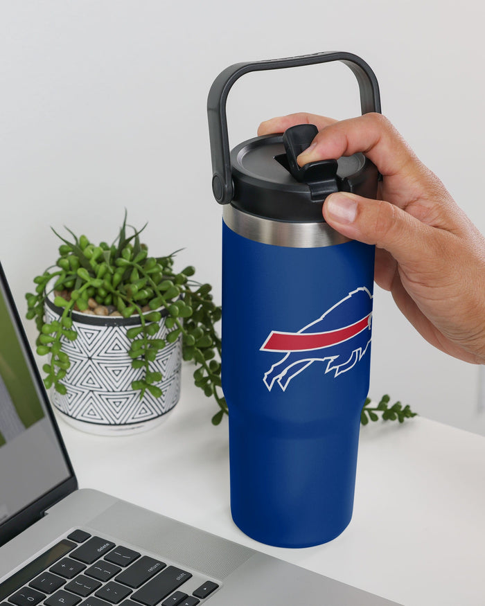 Buffalo Bills 30 oz Straw Tumbler FOCO - FOCO.com