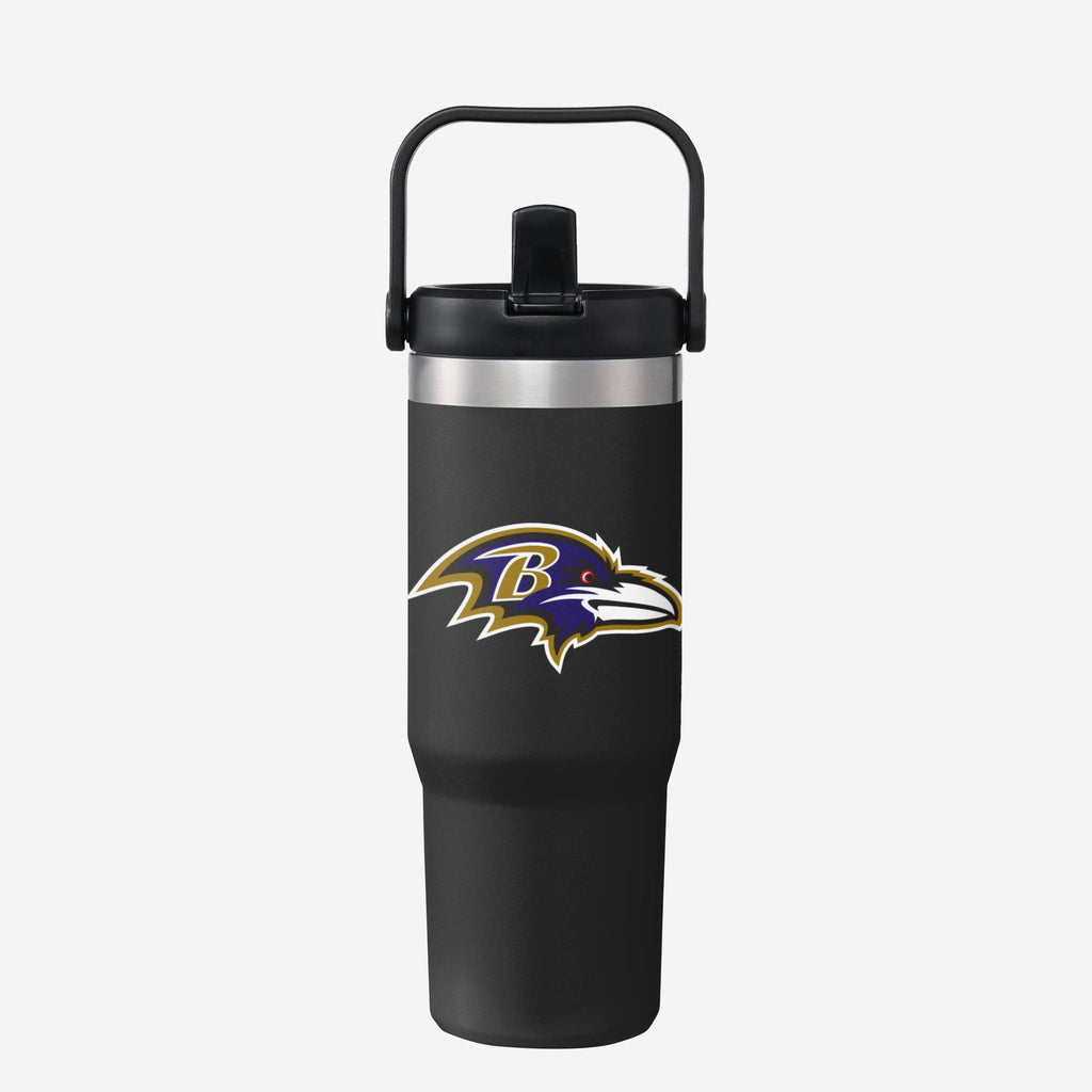 Baltimore Ravens 30 oz Straw Tumbler FOCO - FOCO.com