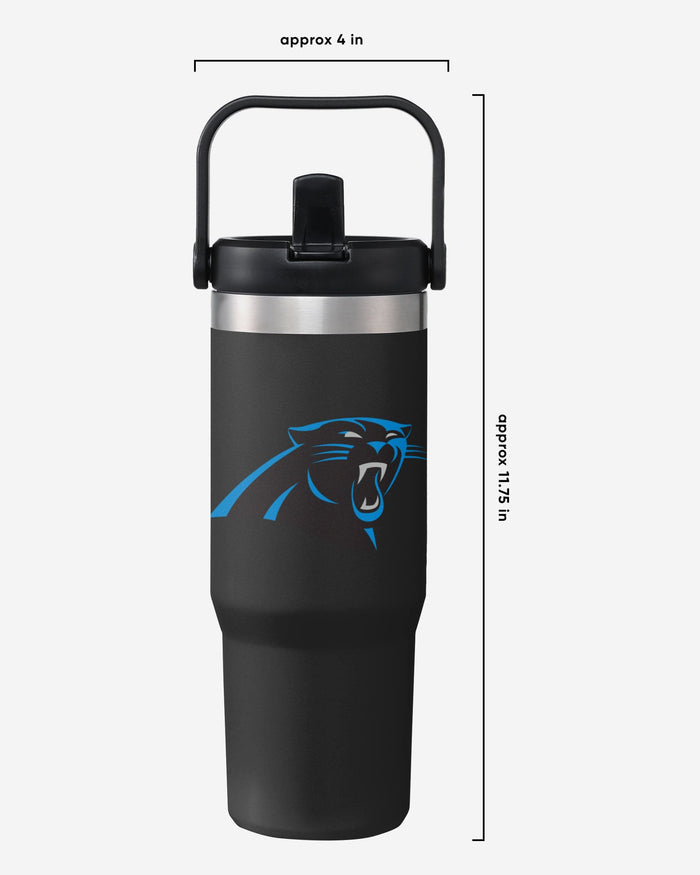 Carolina Panthers 30 oz Straw Tumbler FOCO - FOCO.com