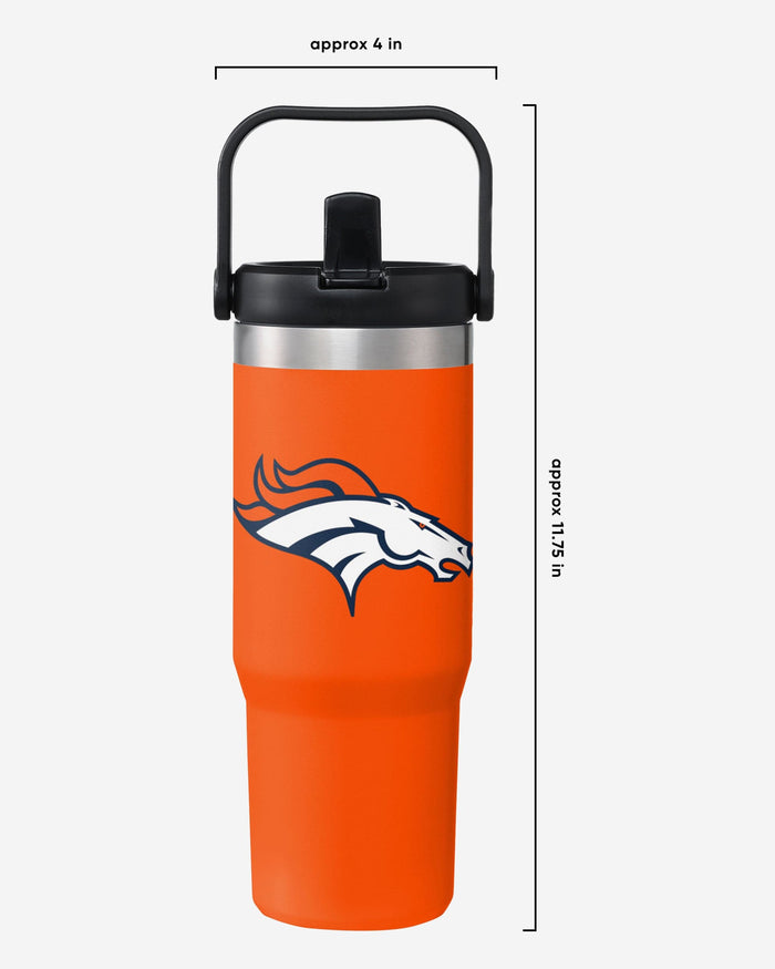 Denver Broncos 30 oz Straw Tumbler FOCO - FOCO.com