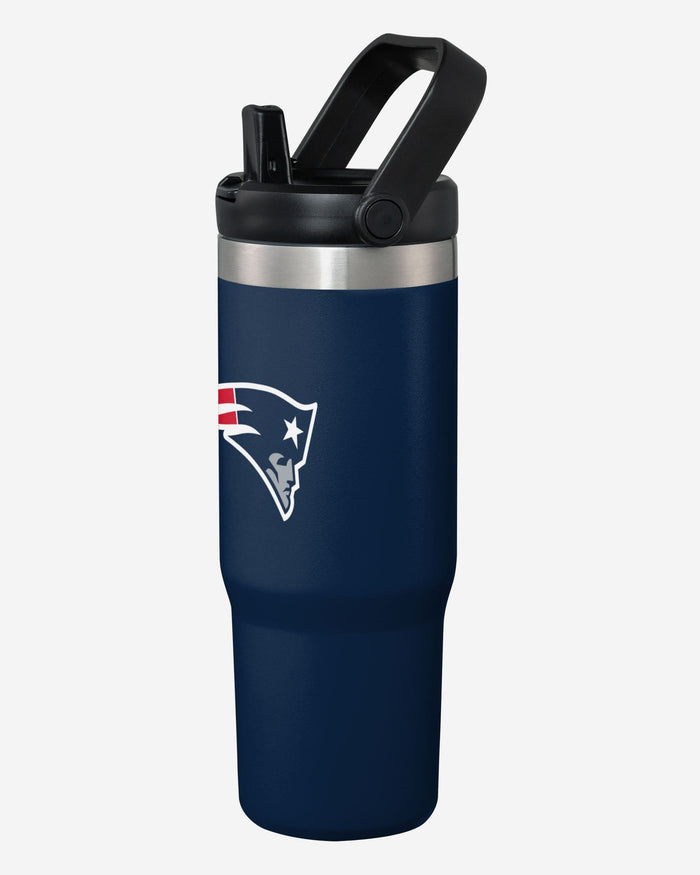 New England Patriots 30 oz Straw Tumbler FOCO - FOCO.com