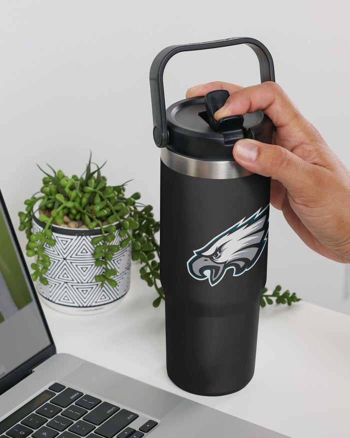 Philadelphia Eagles 30 oz Straw Tumbler FOCO - FOCO.com