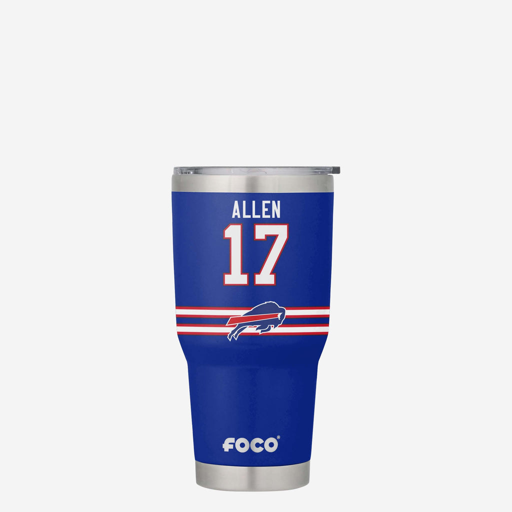 Josh Allen Buffalo Bills Team Logo 30 oz Player Tumbler FOCO - FOCO.com