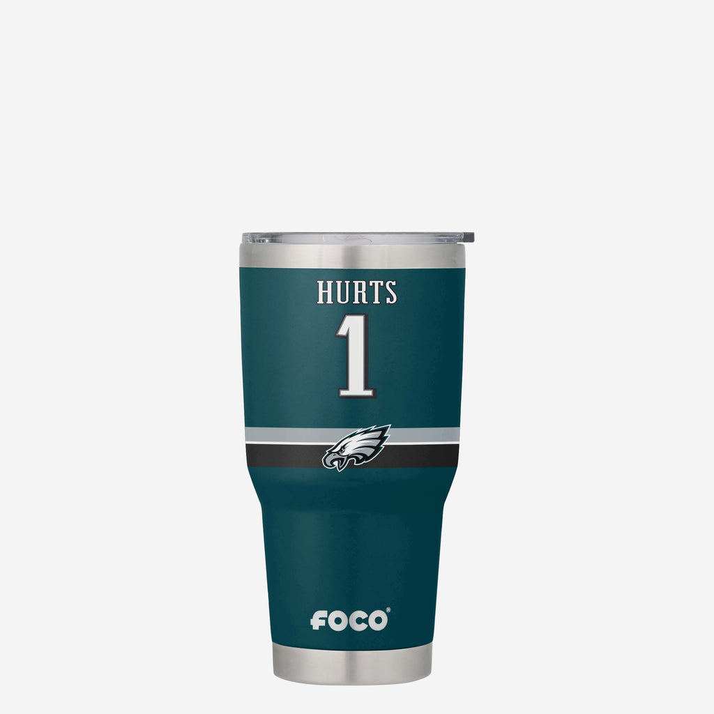 Jalen Hurts Philadelphia Eagles Team Logo 30 oz Player Tumbler FOCO - FOCO.com