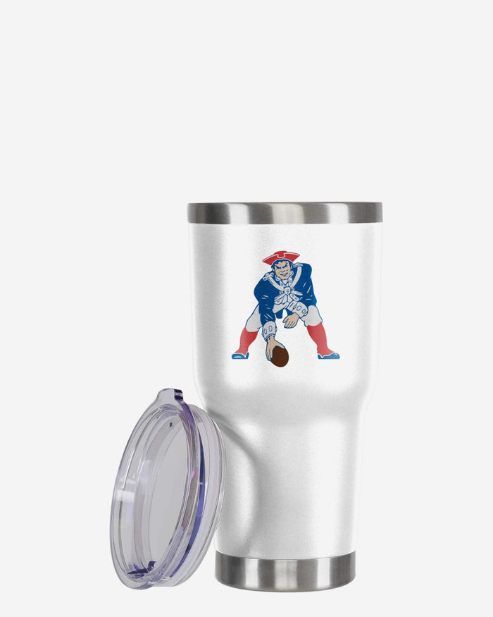 New England Patriots Retro Team Logo 30 oz Tumbler FOCO - FOCO.com