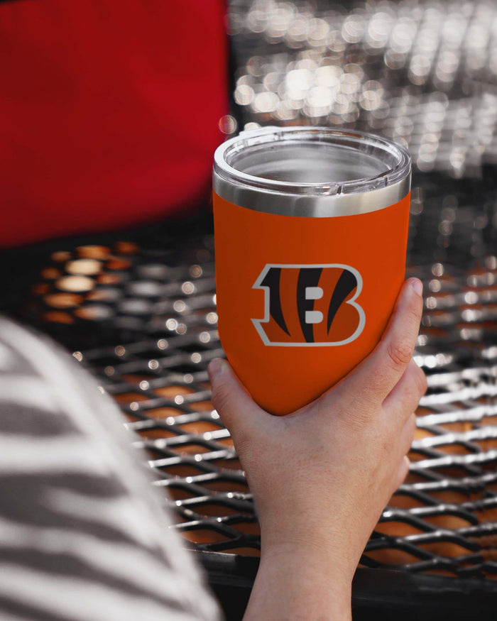 Cincinnati Bengals Orange Team Logo 30 oz Tumbler FOCO - FOCO.com