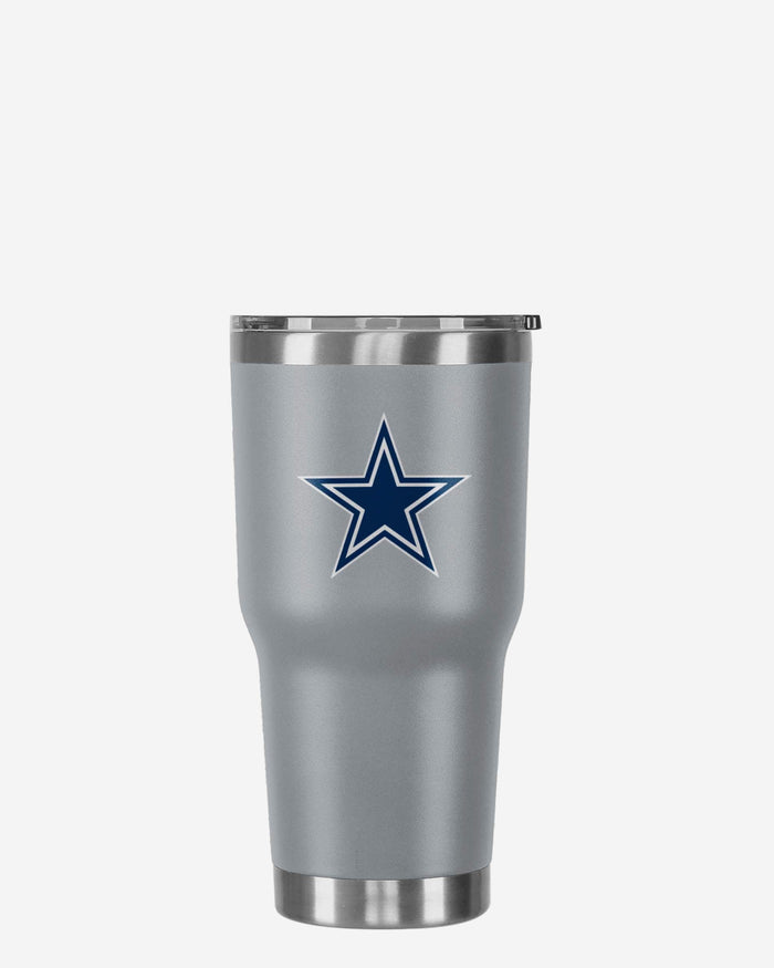 Dallas Cowboys Gray Team Logo 30 oz Tumbler FOCO - FOCO.com