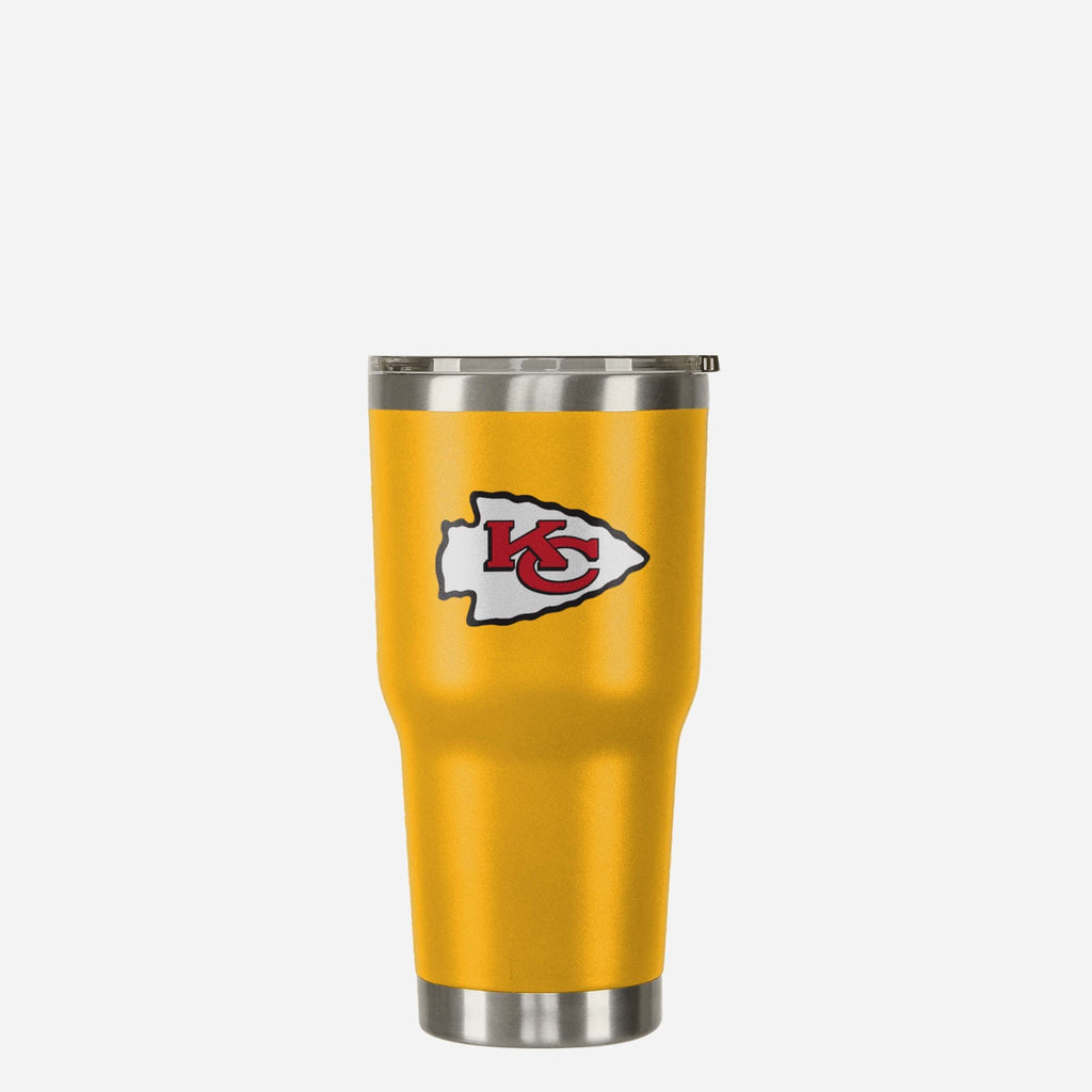 Kansas City Chiefs Yellow Team Logo 30 oz Tumbler FOCO - FOCO.com