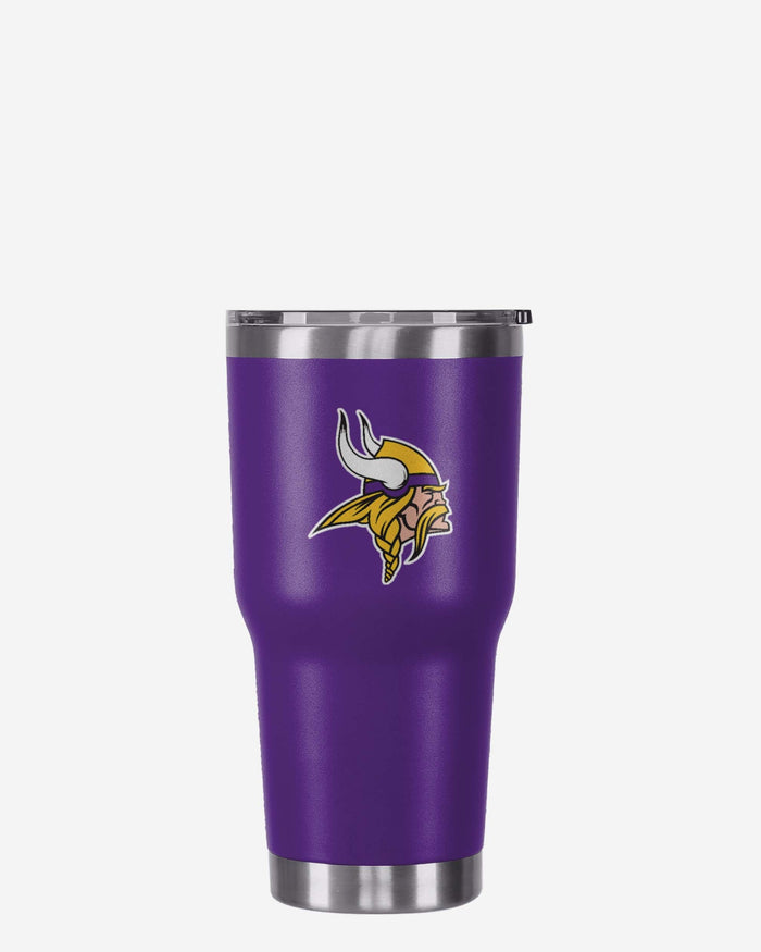 Minnesota Vikings Purple Team Logo 30 oz Tumbler FOCO - FOCO.com