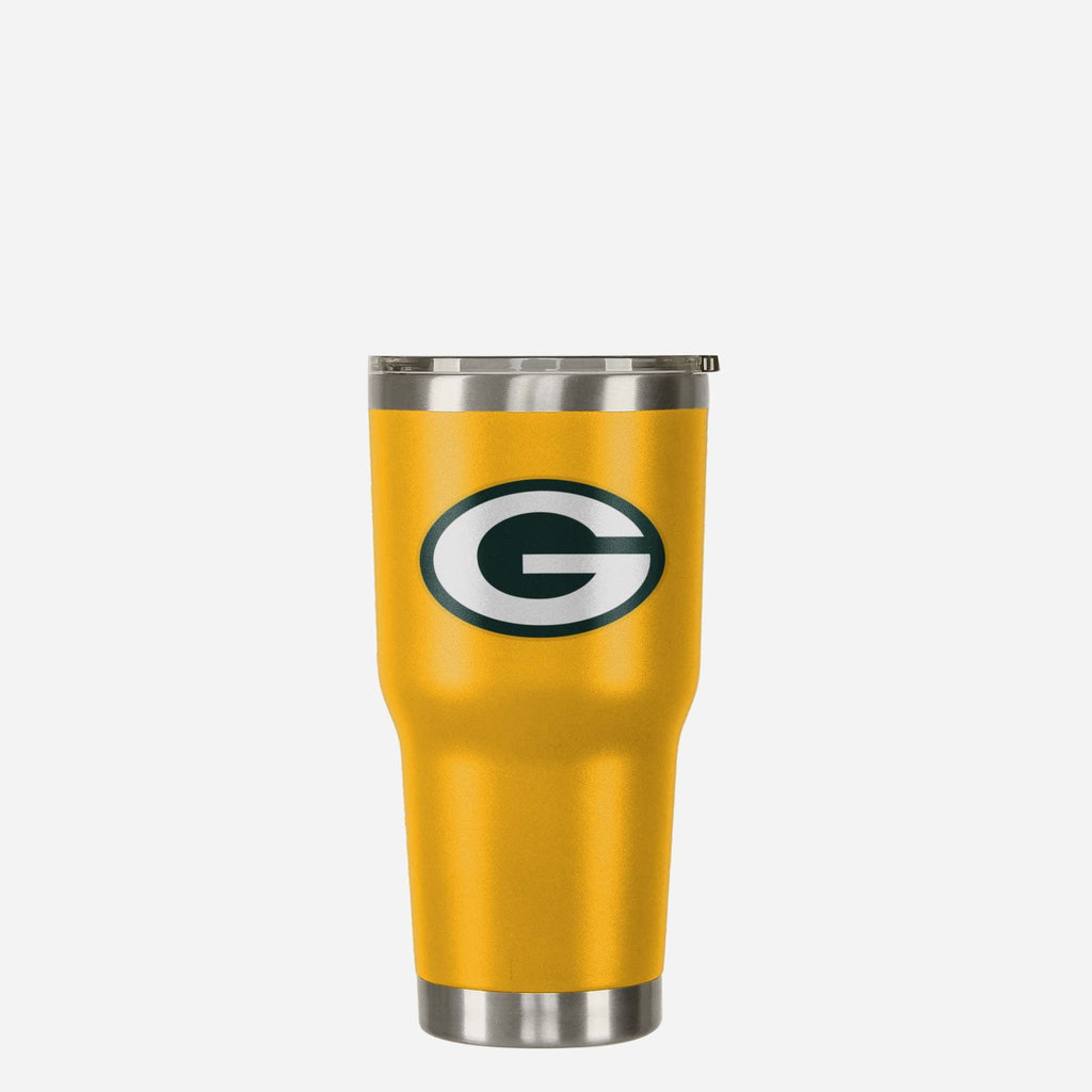 Green Bay Packers Yellow Team Logo 30 oz Tumbler FOCO - FOCO.com