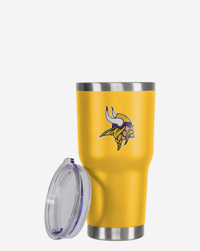 Minnesota Vikings Yellow Team Logo 30 oz Tumbler FOCO - FOCO.com