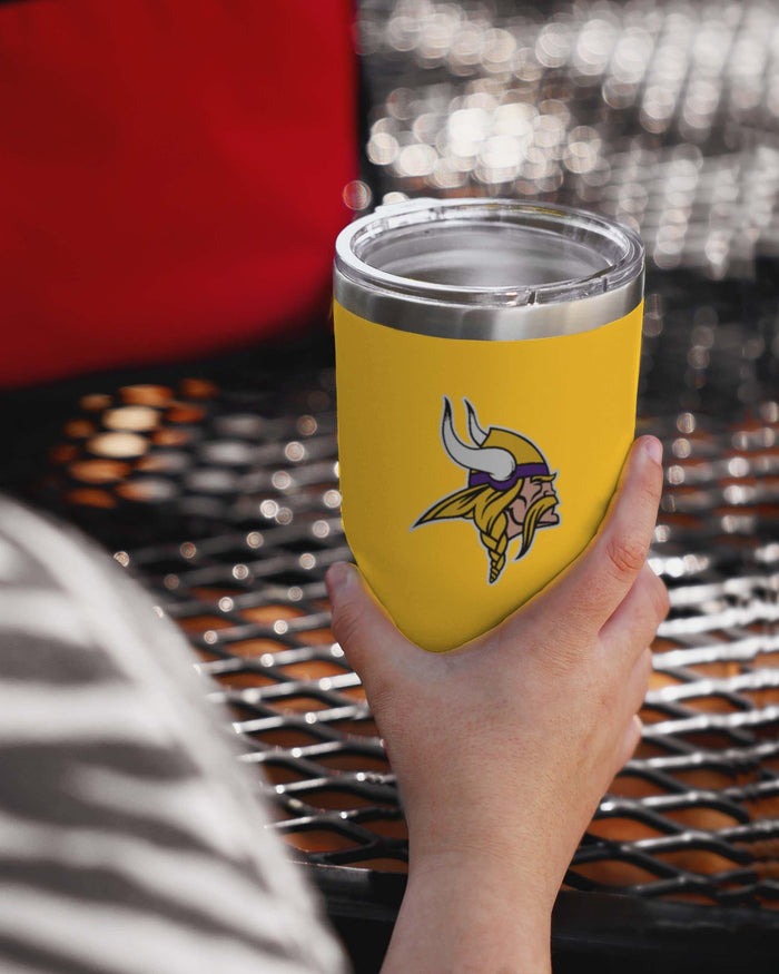 Minnesota Vikings Yellow Team Logo 30 oz Tumbler FOCO - FOCO.com