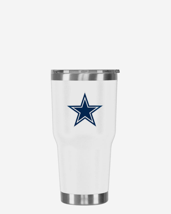 Dallas Cowboys White Team Logo 30 oz Tumbler FOCO - FOCO.com