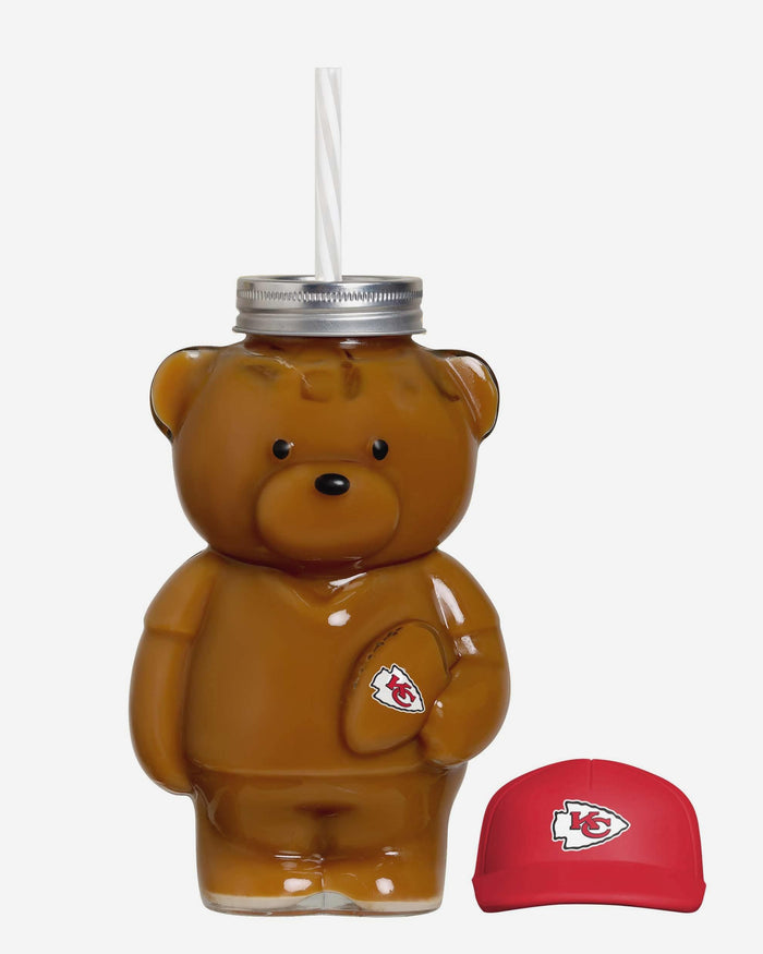 Kansas City Chiefs Glass Bear Tumbler FOCO - FOCO.com