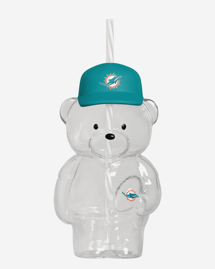 Miami Dolphins Glass Bear Tumbler FOCO - FOCO.com
