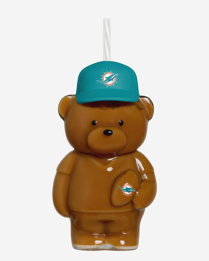 Miami Dolphins Glass Bear Tumbler FOCO - FOCO.com