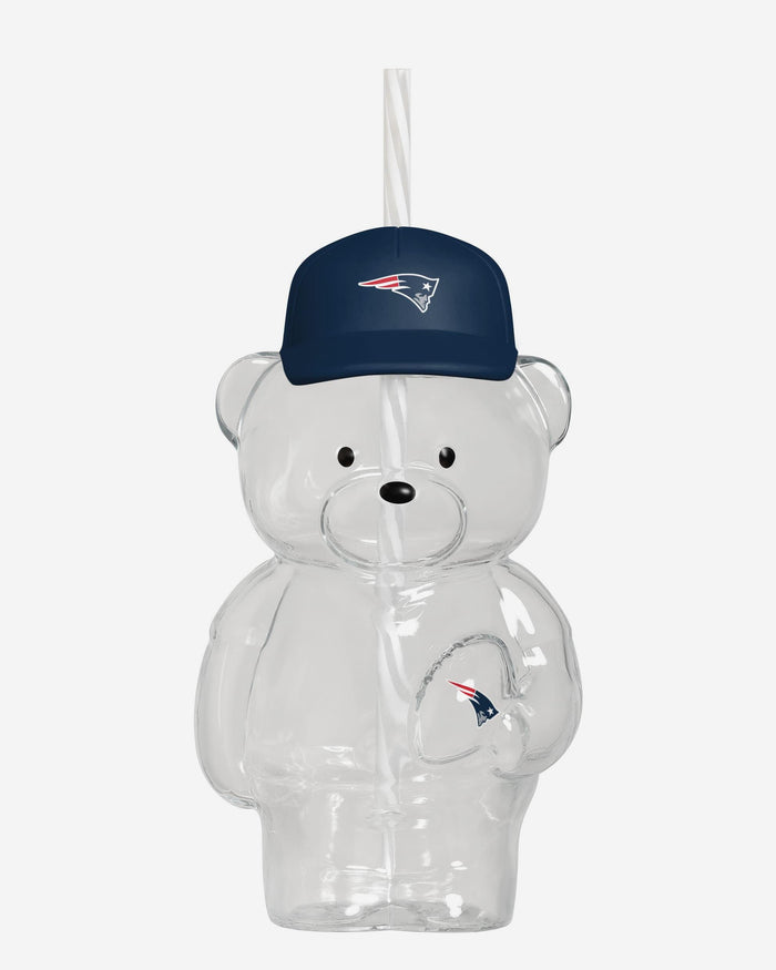 New England Patriots Glass Bear Tumbler FOCO - FOCO.com