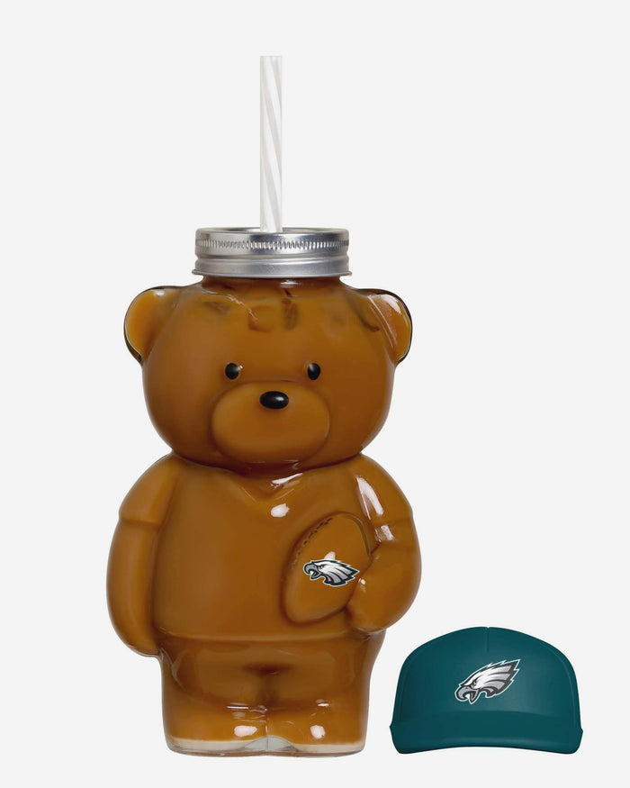 Philadelphia Eagles Glass Bear Tumbler FOCO - FOCO.com