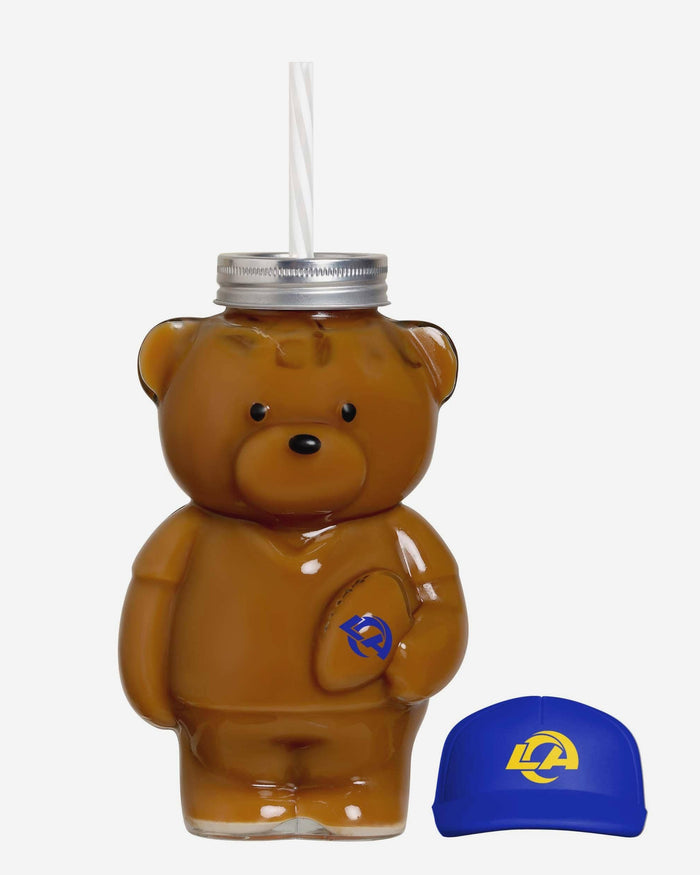Los Angeles Rams Glass Bear Tumbler FOCO - FOCO.com