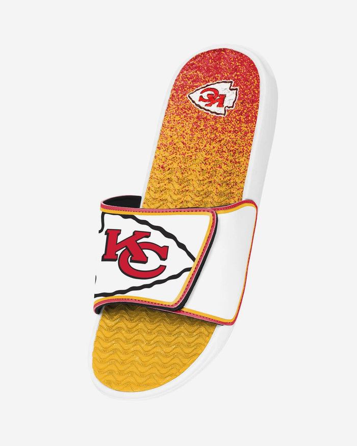 Kansas City Chiefs Primary Logo Gradient Gel Slide FOCO S - FOCO.com