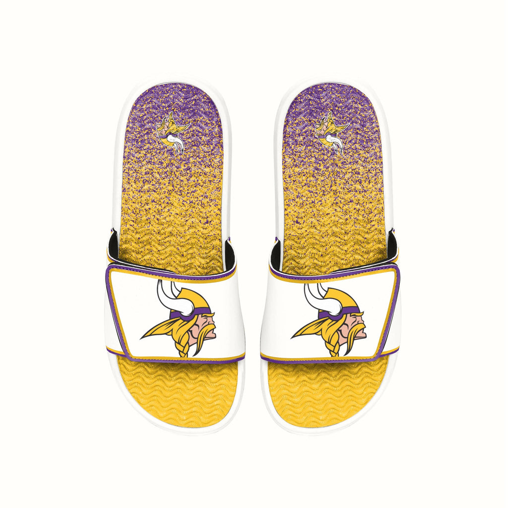 Minnesota Vikings Primary Logo Gradient Gel Slide FOCO S - FOCO.com