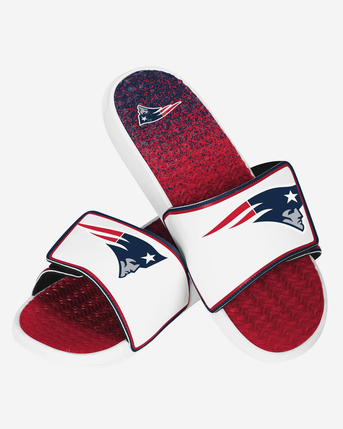New England Patriots Primary Logo Gradient Gel Slide FOCO S - FOCO.com
